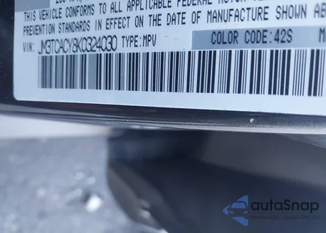 2019 Mazda Cx-9 Touring z USA, uszkodzony, nr VIN JM3TCACY8K0324030